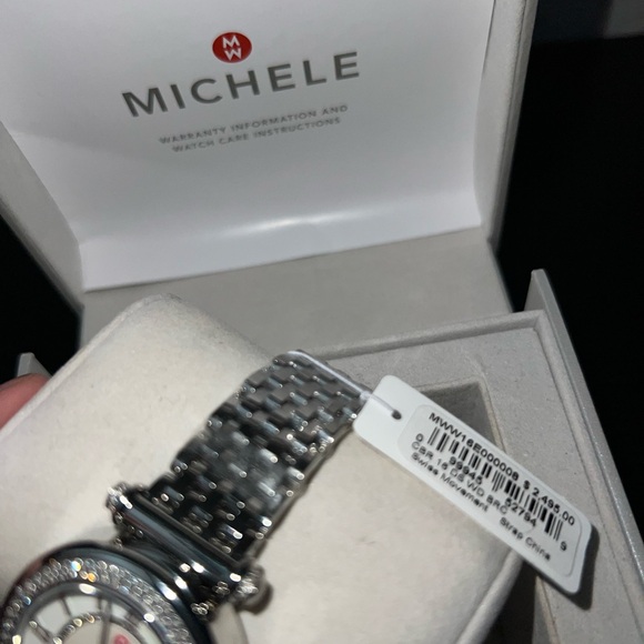 Michele Caber Diamond Watch NWT - Picture 6 of 9